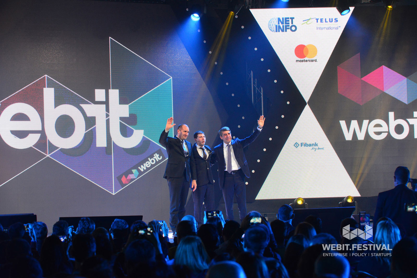 Plamen Russev, the former and the present Presidents of Bulgaria demonstrating continuity in politics on Webit's stage