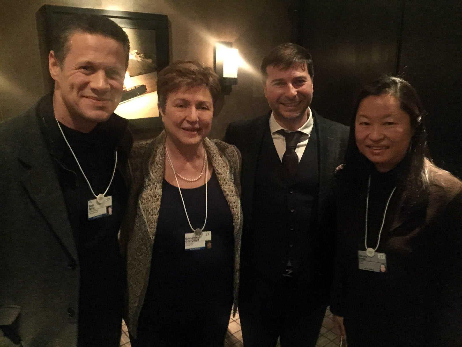 Plamen Russev with former European Commissioner and President of the World Bank Kristalina Georgieva