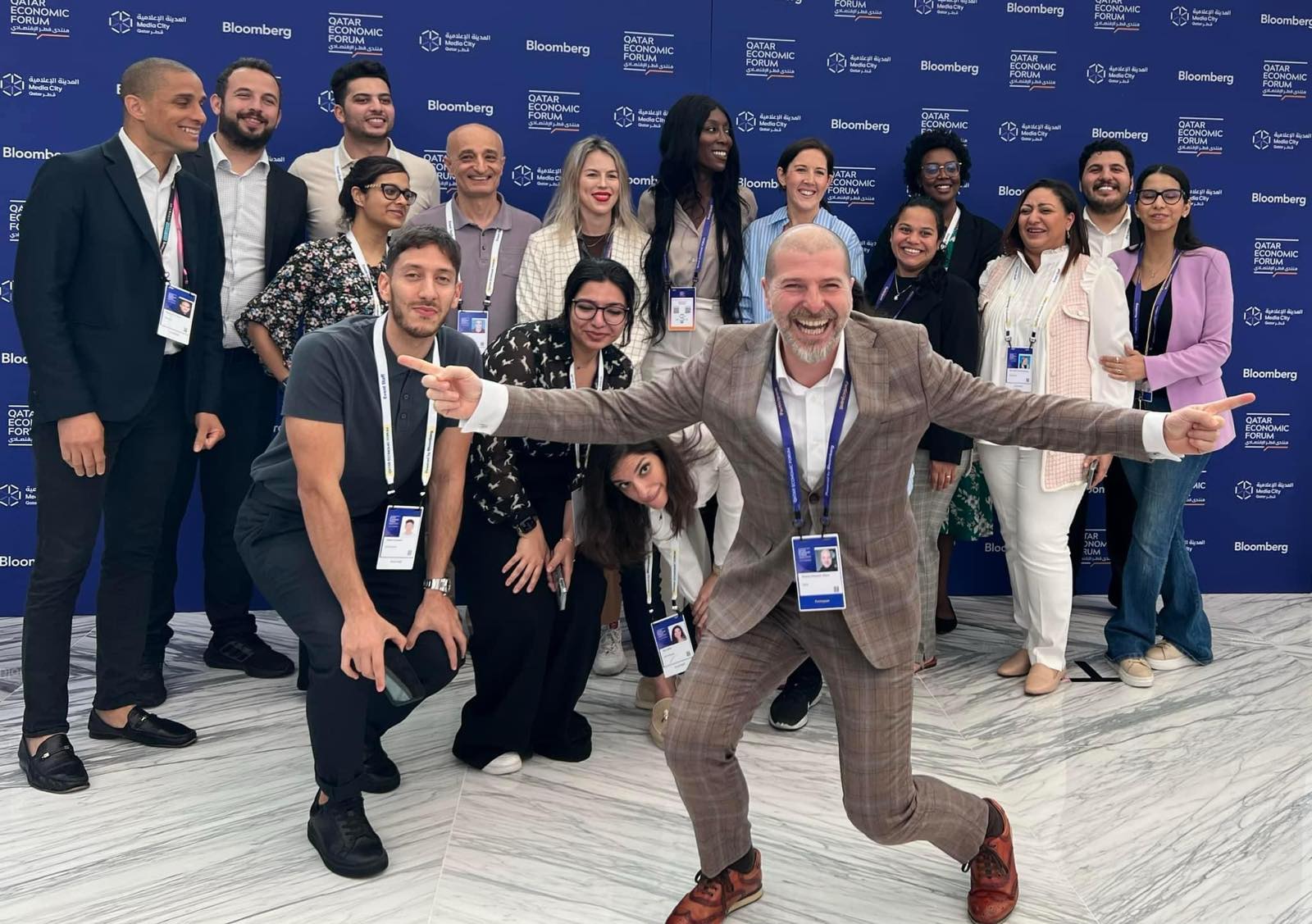 Plamen Russev with the Bloomberg team
