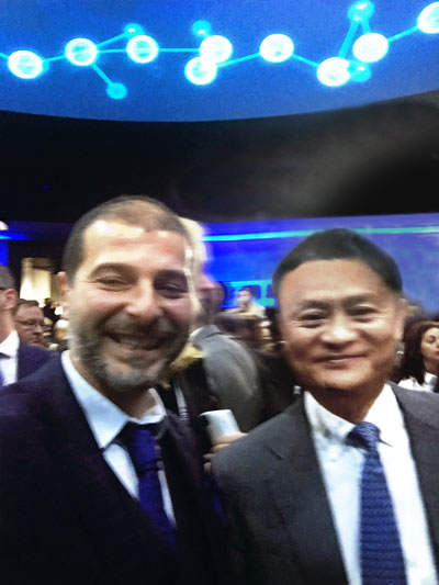 Plamen Russev with Founder and Executive Chairman of Alibaba Jack Ma in China