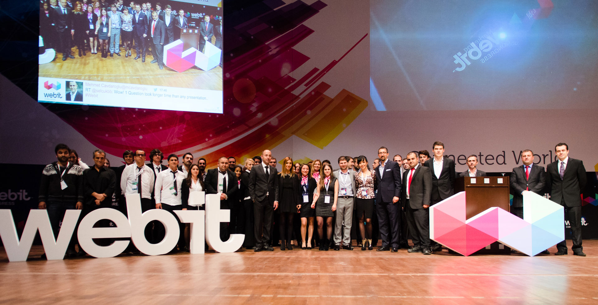 Plamen Russev with the Global Webit Congress Team
