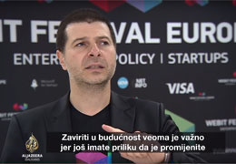 Al Jazeera Business: Интервю за Webit Festival