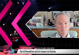 Пламен Русев в разговор до камината с Ерик Шмид за AI революцията и нейното въздействие върху обществото